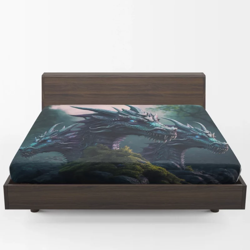 3D Hydra Illustration Fitted Sheet 1