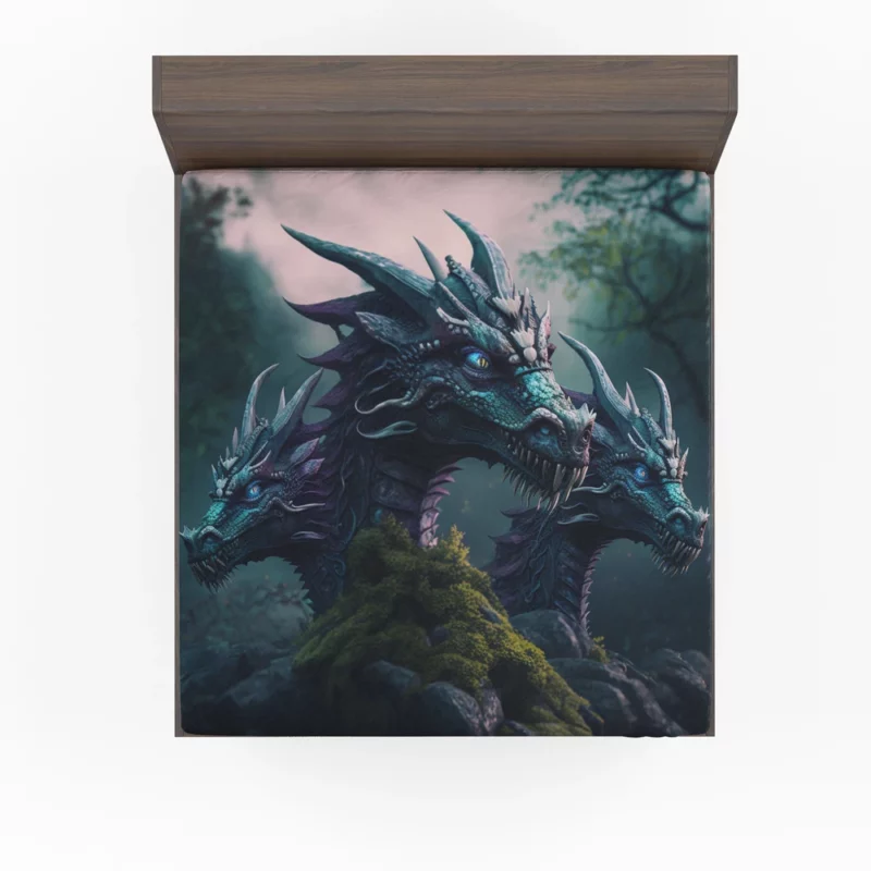 3D Hydra Illustration Fitted Sheet