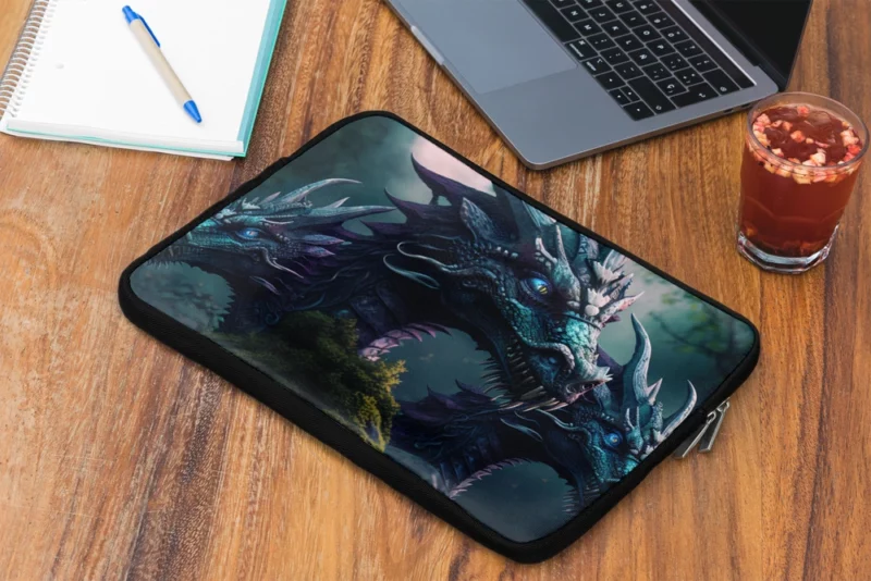 3D Hydra Illustration Laptop Sleeve 2