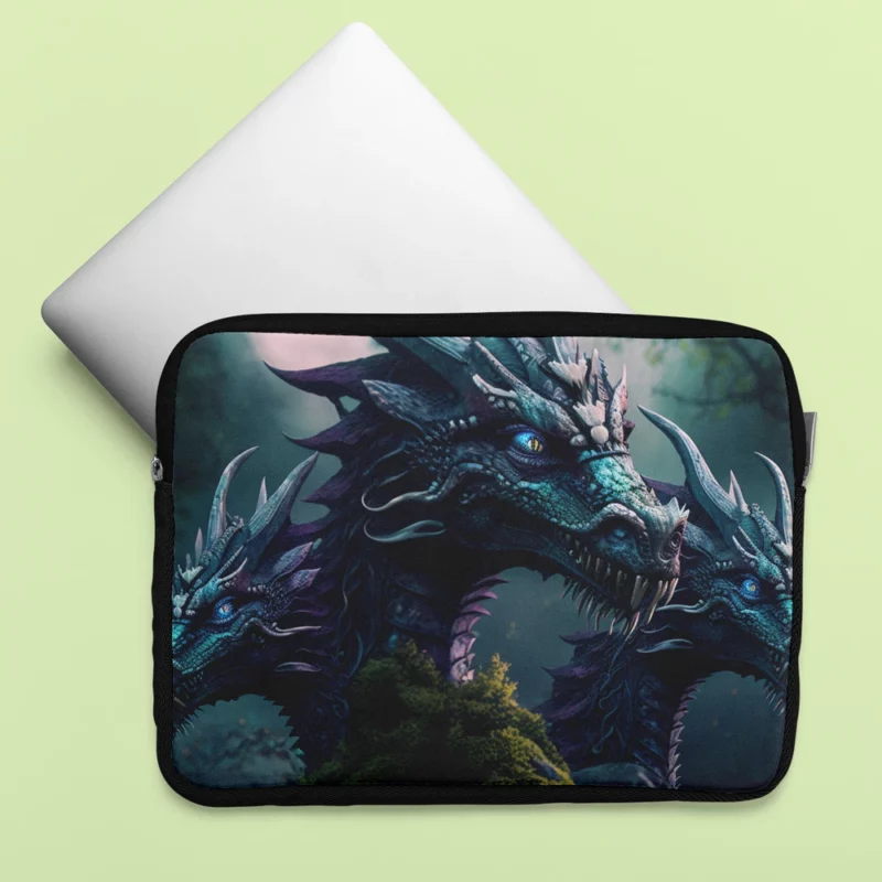 3D Hydra Illustration Laptop Sleeve