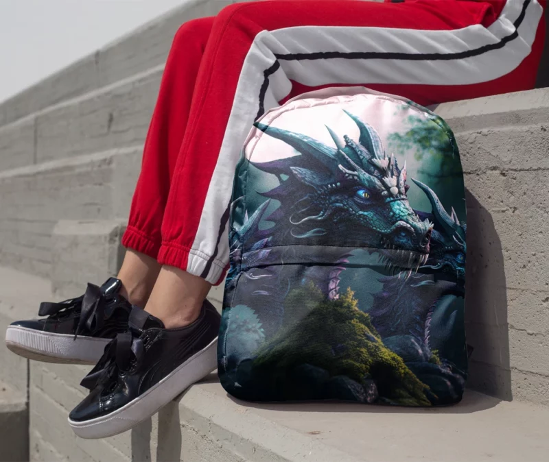 3D Hydra Illustration Minimalist Backpack 1