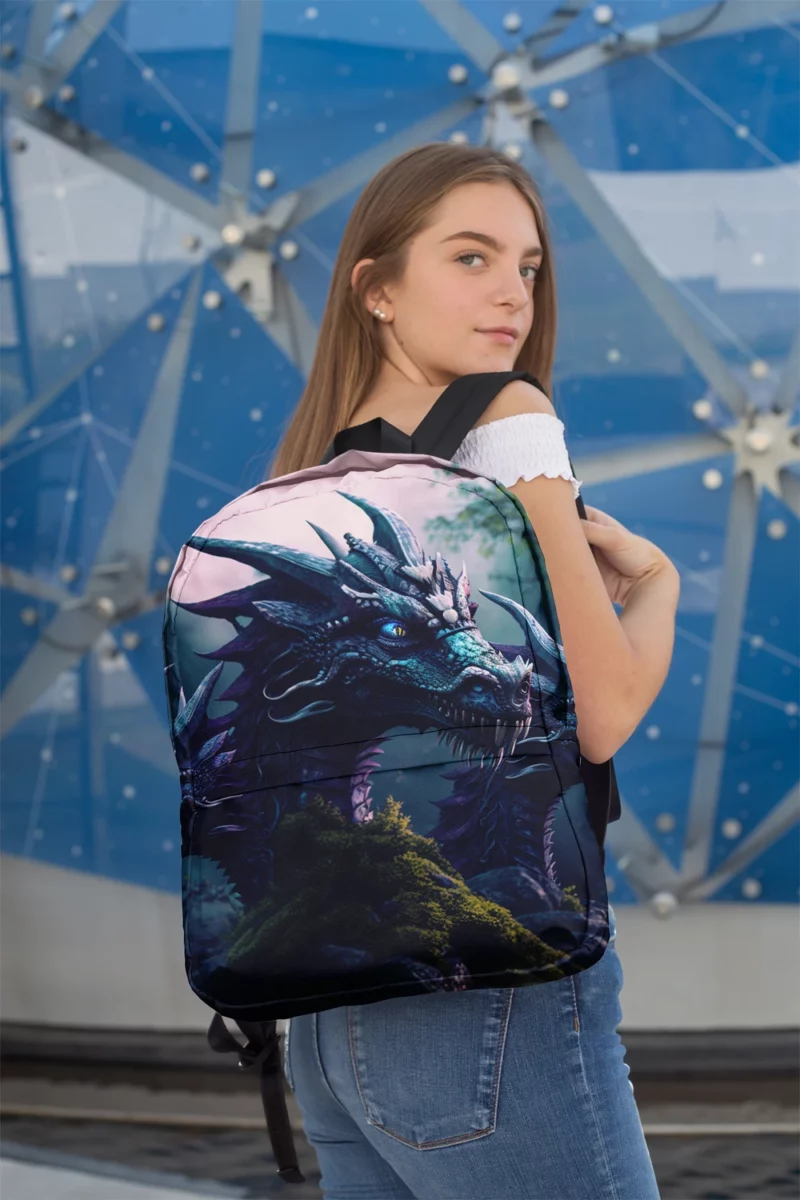 3D Hydra Illustration Minimalist Backpack 2