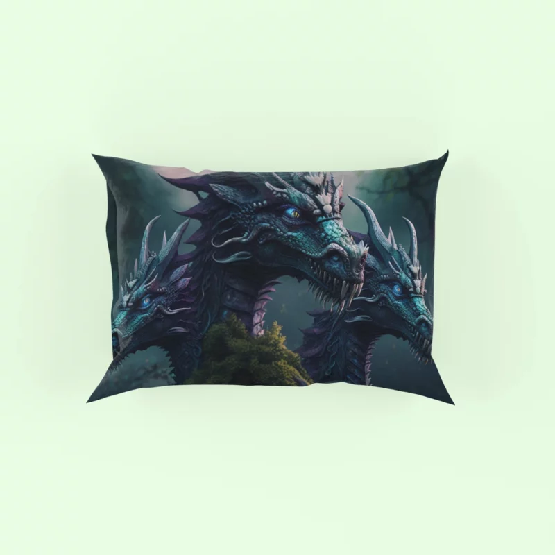 3D Hydra Illustration Pillow Case