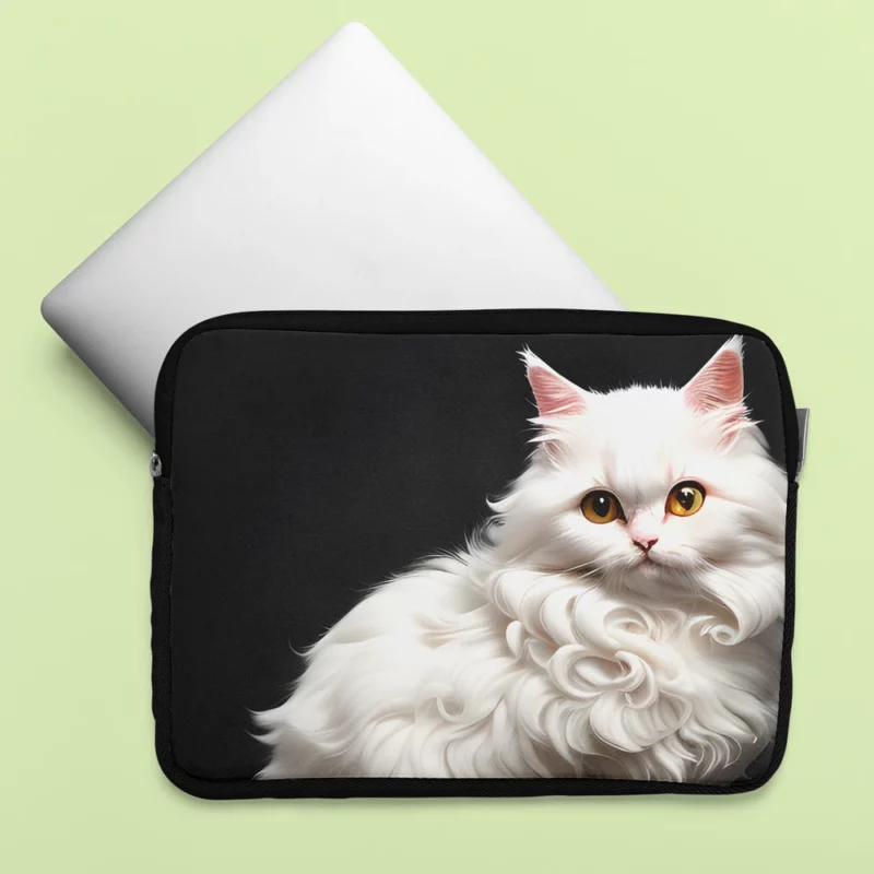 AI Generated Angora Cat Laptop Sleeve