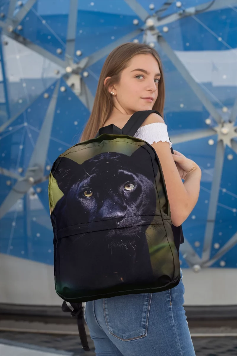 Alert Tiger Walking in Nature Minimalist Backpack 2