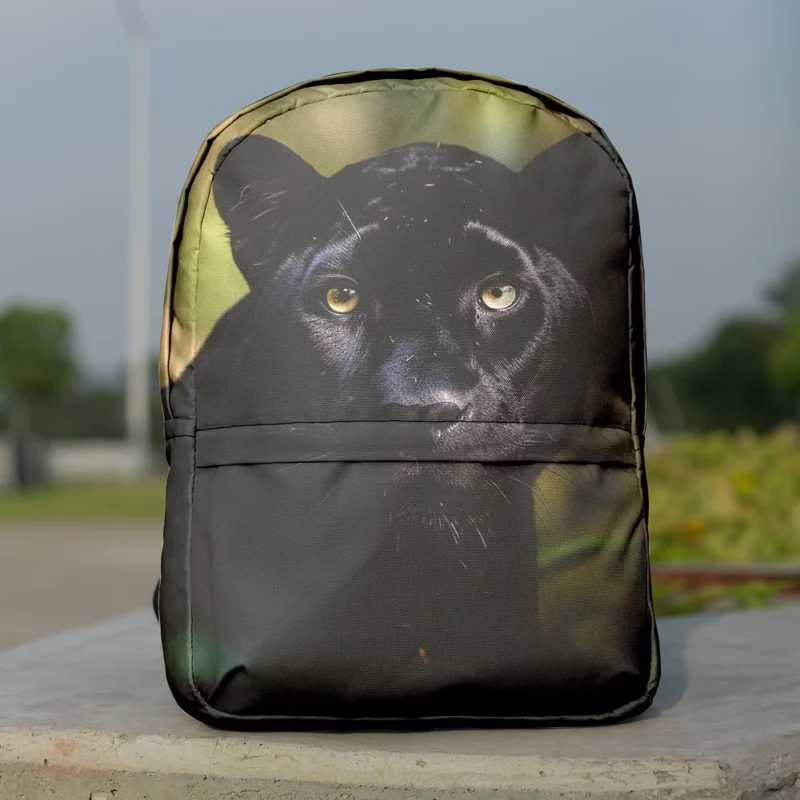 Alert Tiger Walking in Nature Minimalist Backpack