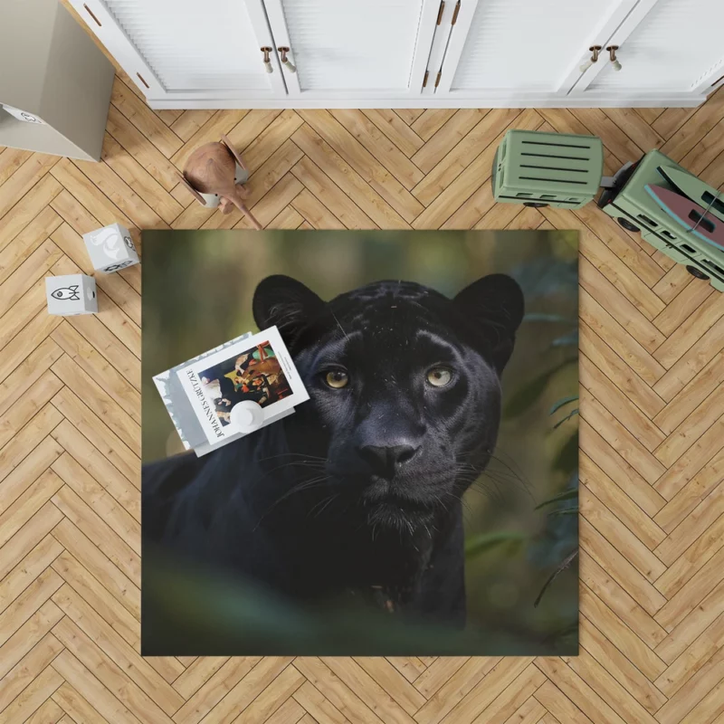 Alert Tiger Walking in Nature Rug