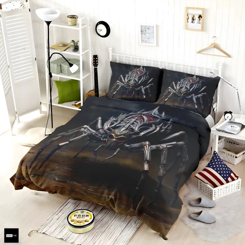 Alien Black Spider Bedding Set