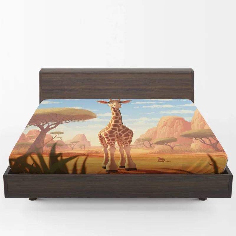 Amazing Animal Portrait Designs Fitted Sheet 1