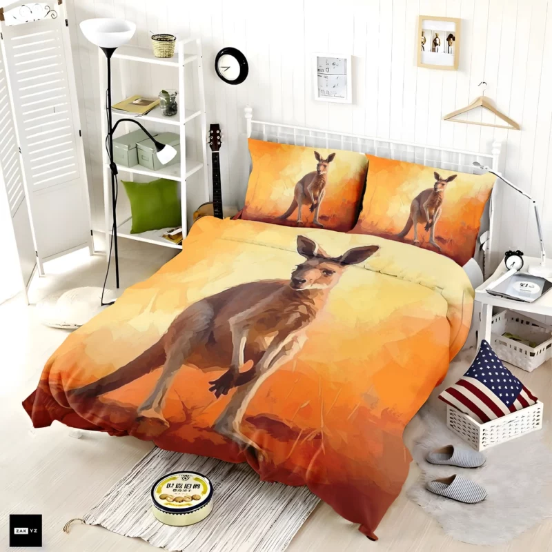 Animal Silhouette Artwork Bedding Set