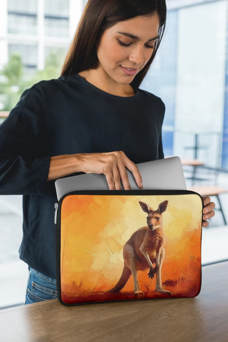 Animal Silhouette Artwork Laptop Sleeve 1