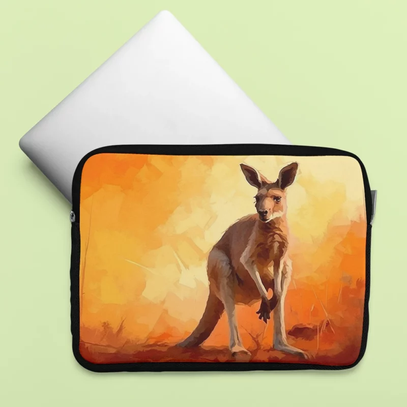 Animal Silhouette Artwork Laptop Sleeve