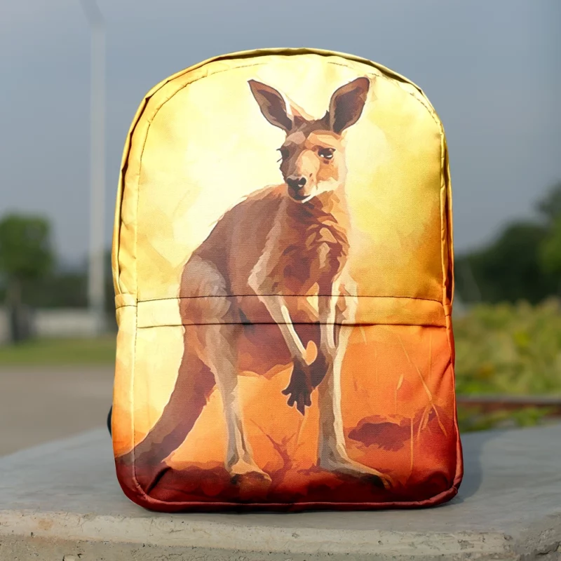Animal Silhouette Artwork Minimalist Backpack