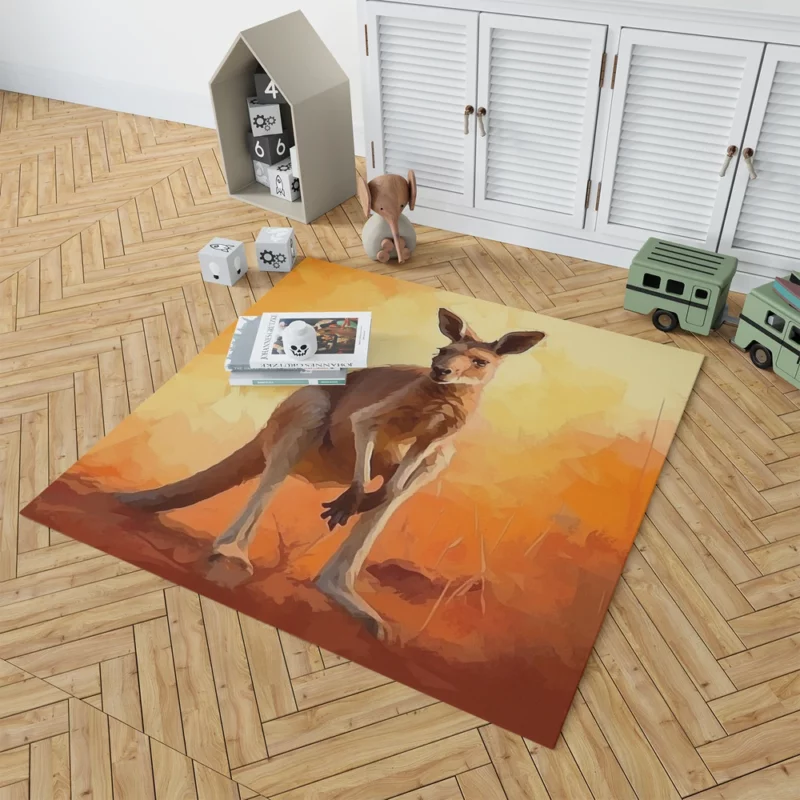 Animal Silhouette Artwork Rug 1