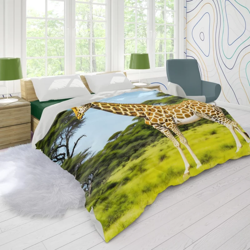 Animals at the Zoo Duvet Cover