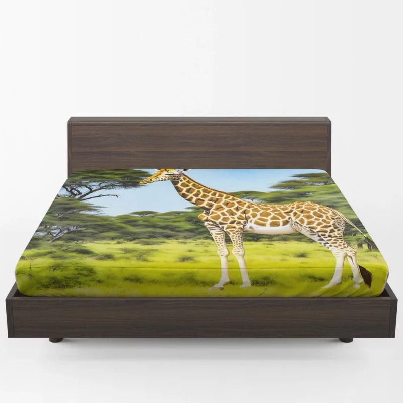 Animals at the Zoo Fitted Sheet 1