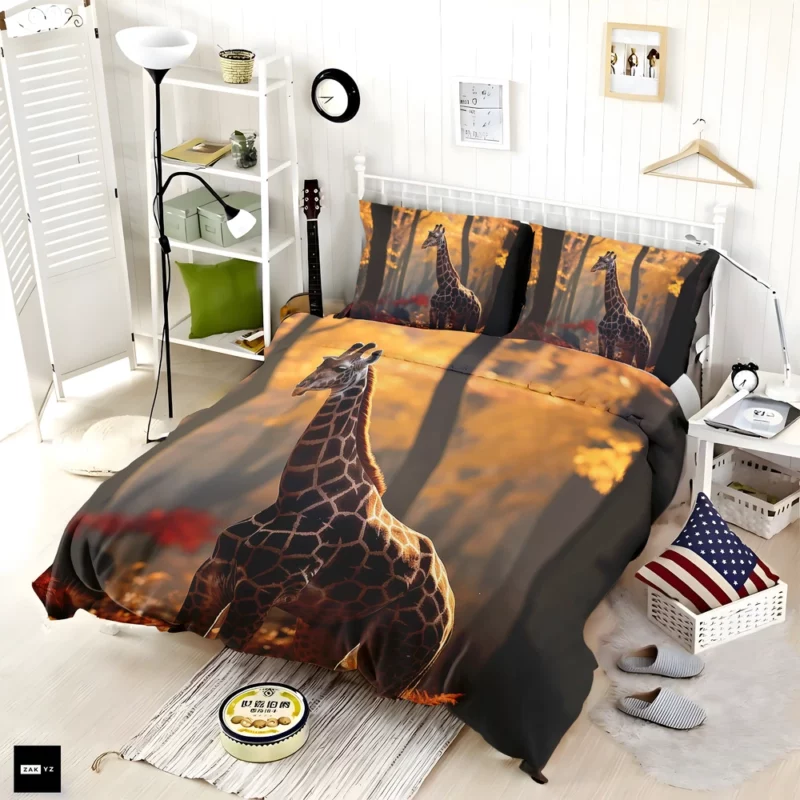 Animals in the Autumn Forest Bedding Set