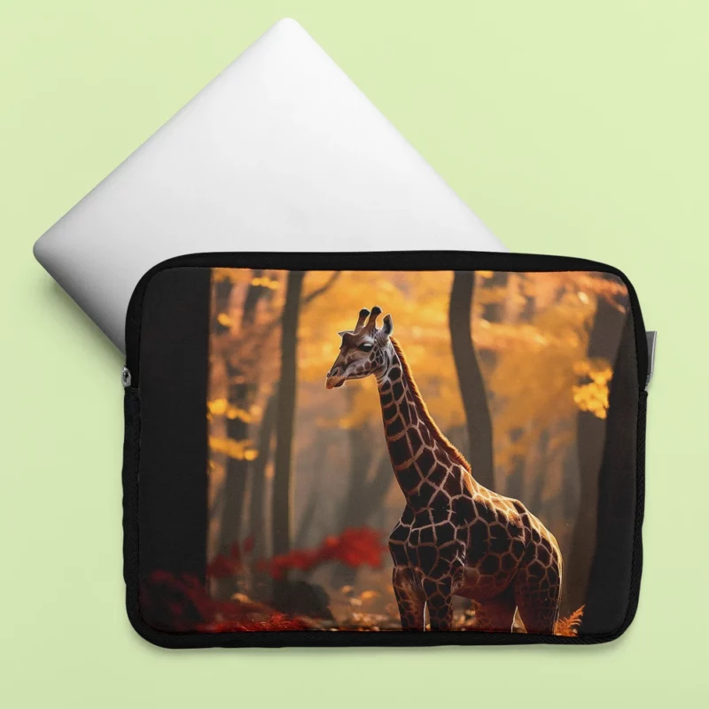 Animals in the Autumn Forest Laptop Sleeve