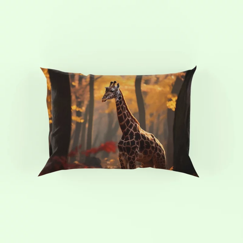 Animals in the Autumn Forest Pillow Case