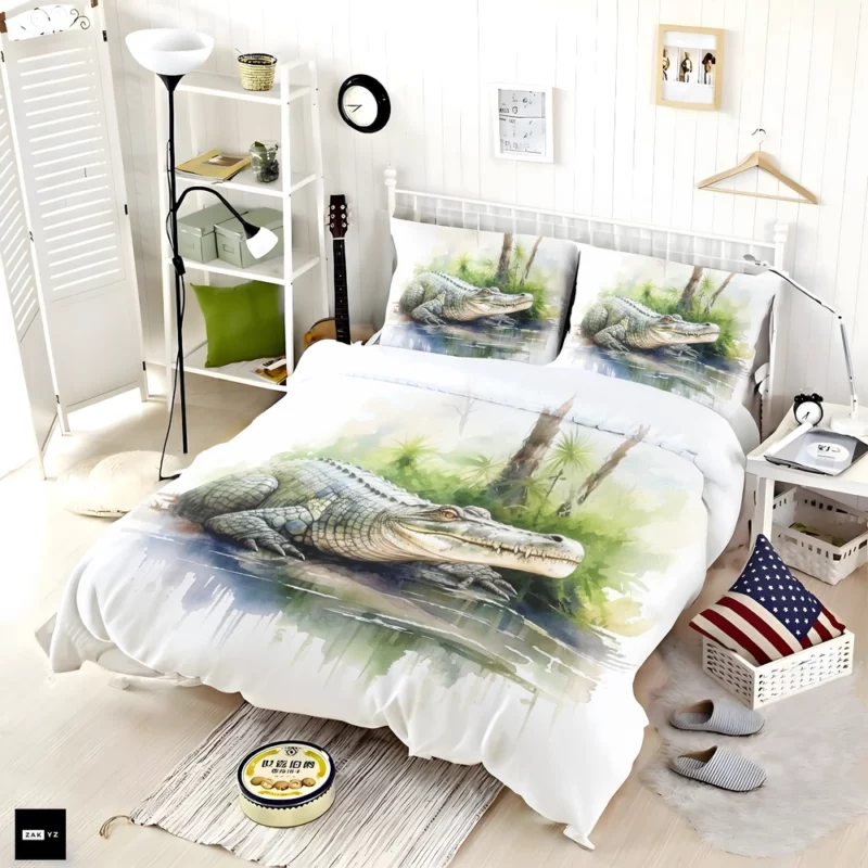 Anime House with Stairs Bedding Set