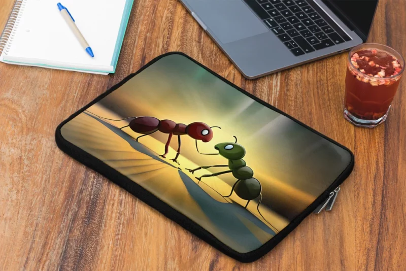 Ant Couple Facing Each Other Laptop Sleeve 2