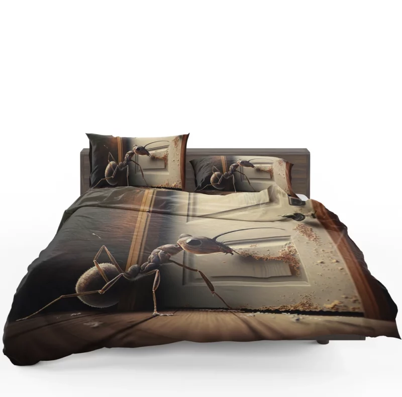 Ant Eating Honey AI Art Bedding Set 1