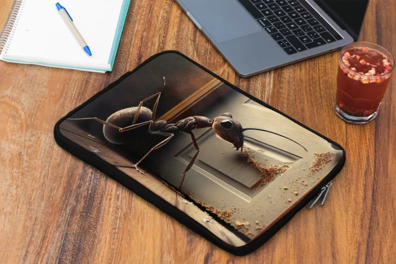 Ant Eating Honey AI Art Laptop Sleeve 2