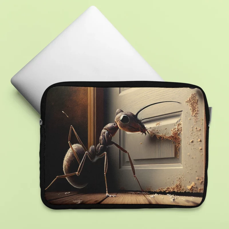 Ant Eating Honey AI Art Laptop Sleeve