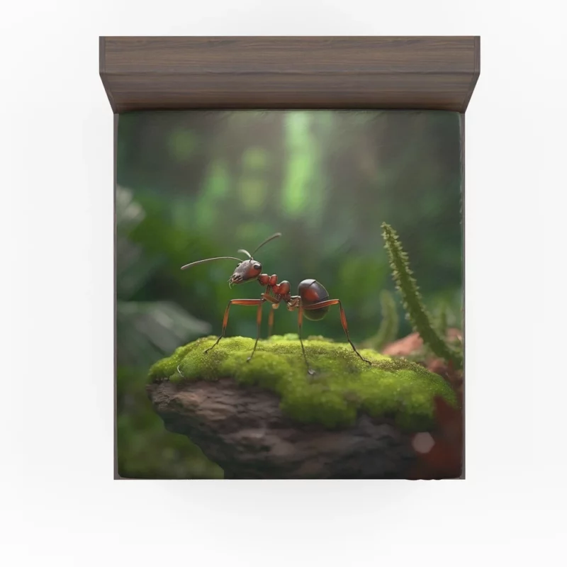 Ant on a Rock Fitted Sheet