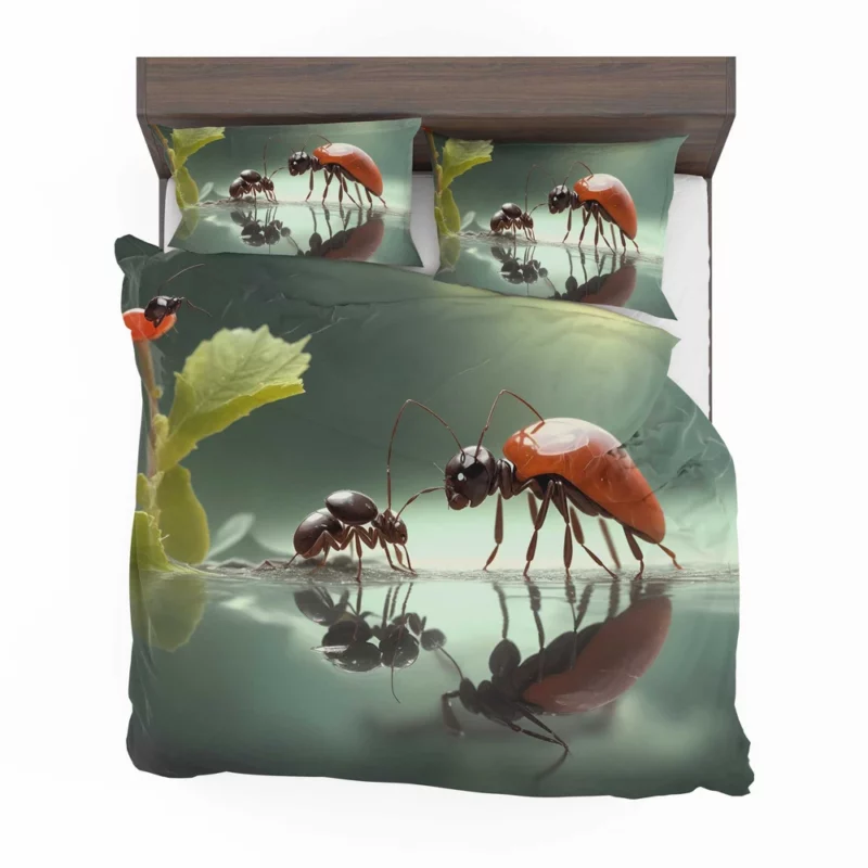 Ants and Flowers Digital Art Bedding Set 2