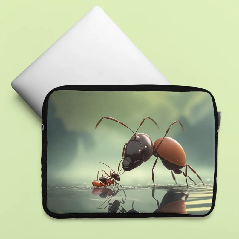 Ants in Flower Garden Laptop Sleeve