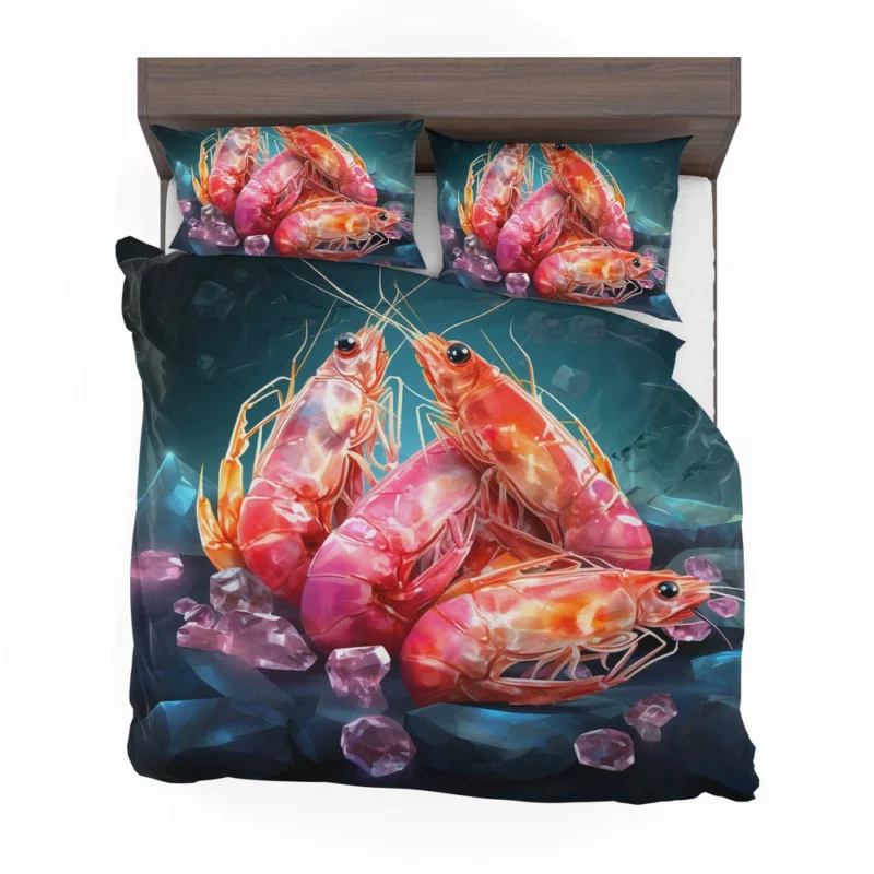 Appetizing Prawns Photo Bedding Set 2