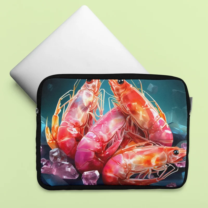 Appetizing Prawns Photo Laptop Sleeve