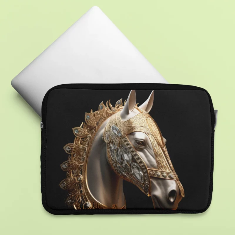 Arabic Calligraphy Horse Art Laptop Sleeve