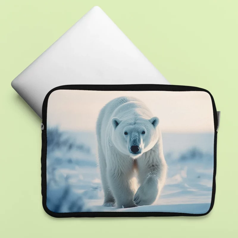 Arctic Fox Portrait Laptop Sleeve