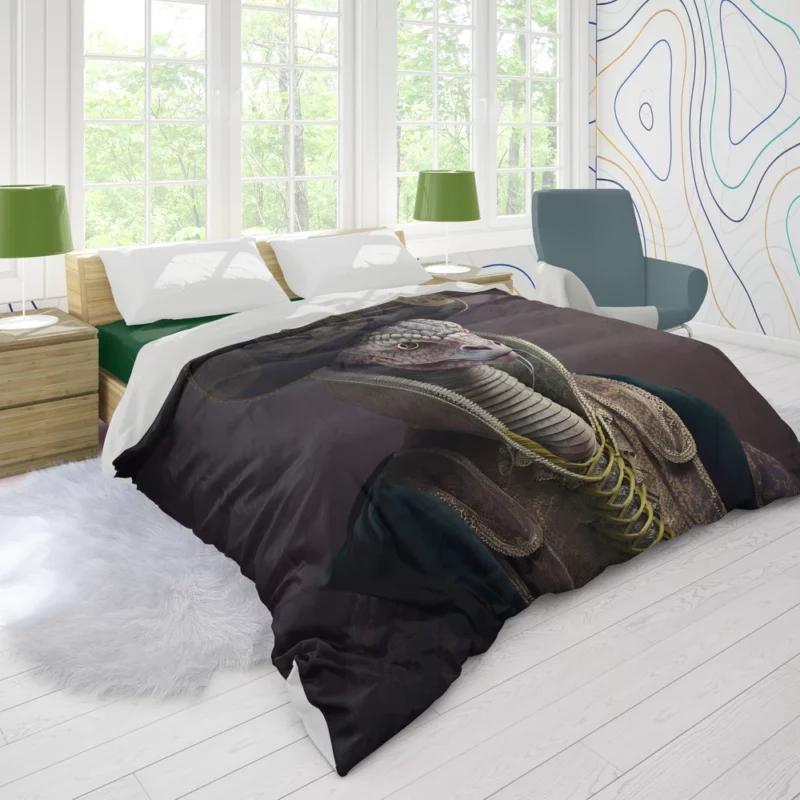 Avian King Cobra Elegance Duvet Cover