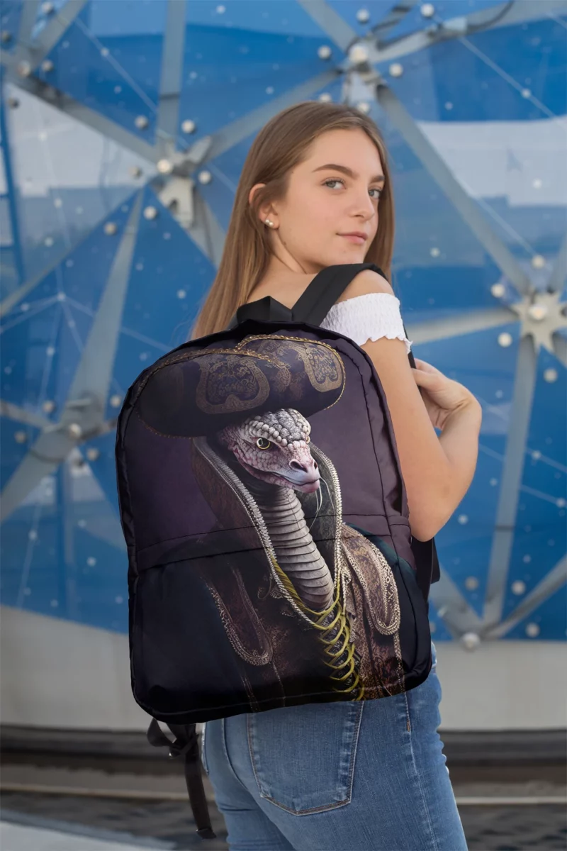 Avian King Cobra Elegance Minimalist Backpack 2