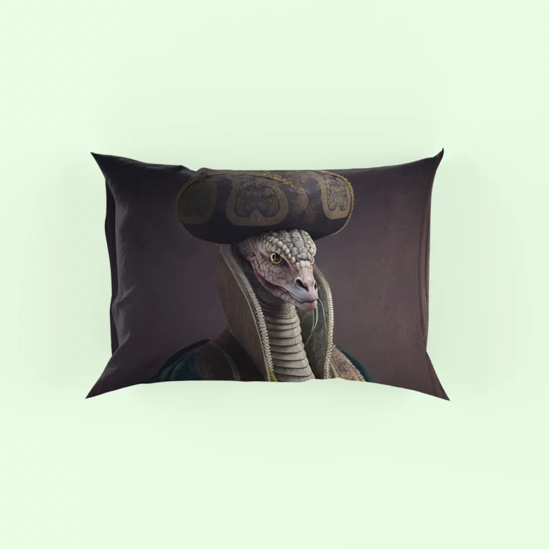 Avian King Cobra Elegance Pillow Case