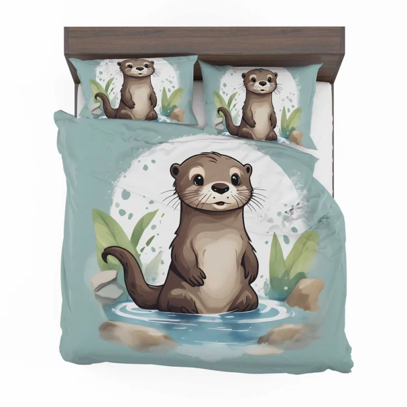 Baby Otter Design Bedding Set 2