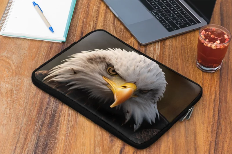 Bald Eagle Portrait Laptop Sleeve 2