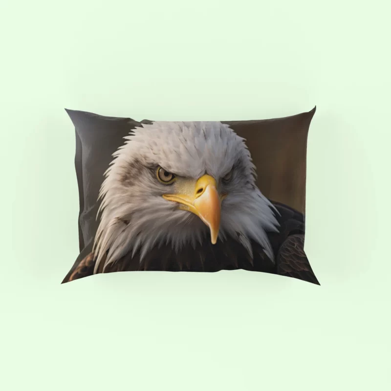 Bald Eagle Portrait Pillow Case