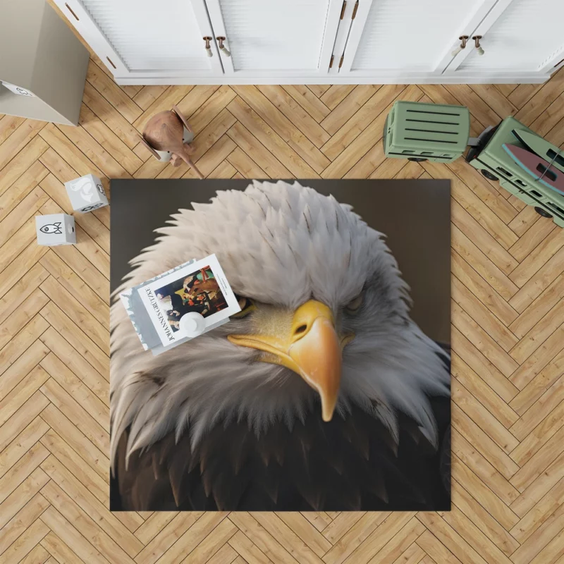 Bald Eagle Portrait Rug