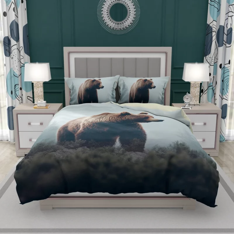 Bear in the Mountains Bedding Set 2