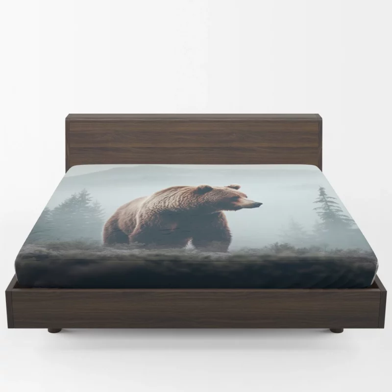 Bear in the Mountains Fitted Sheet 1