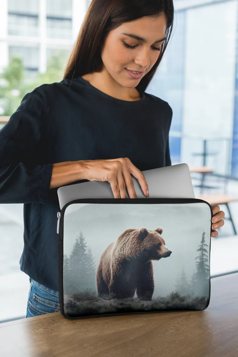 Bear in the Mountains Laptop Sleeve 1