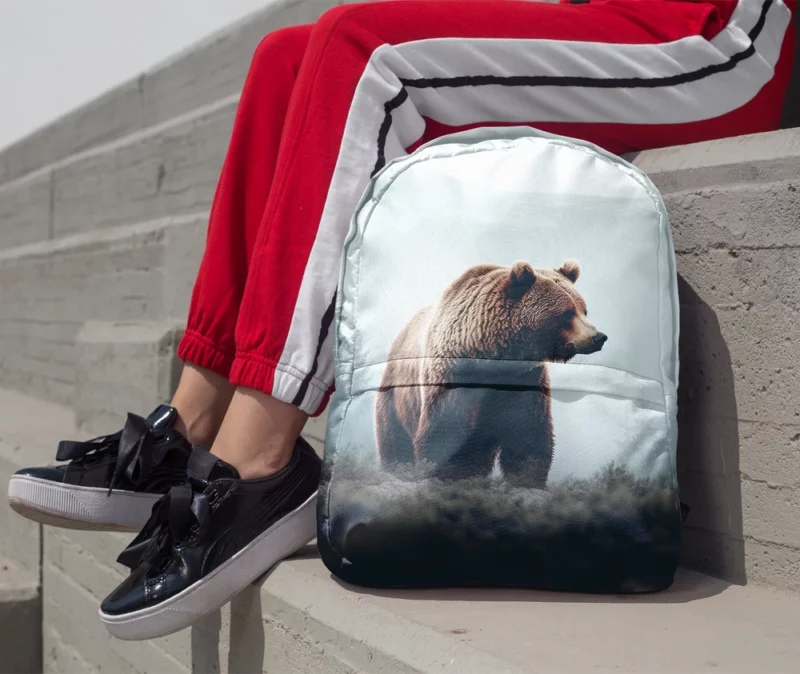 Bear in the Mountains Minimalist Backpack 1