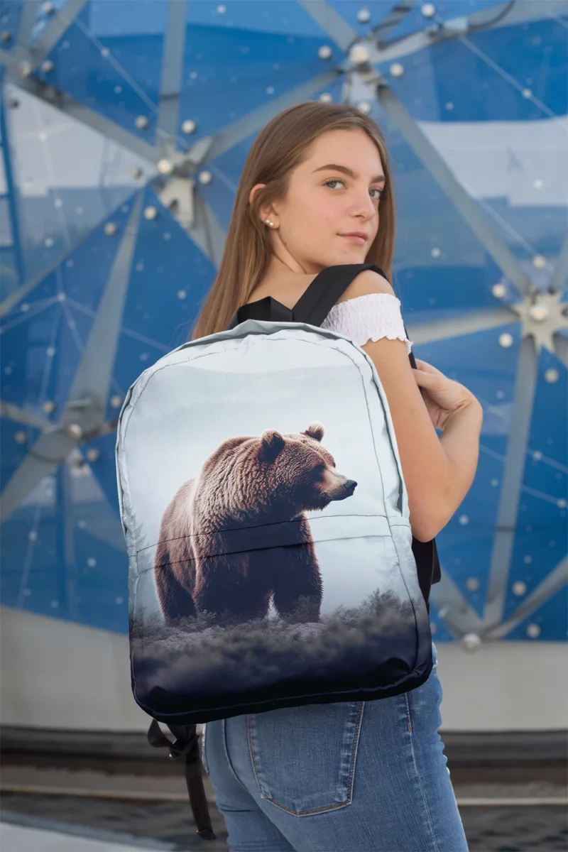 Bear in the Mountains Minimalist Backpack 2