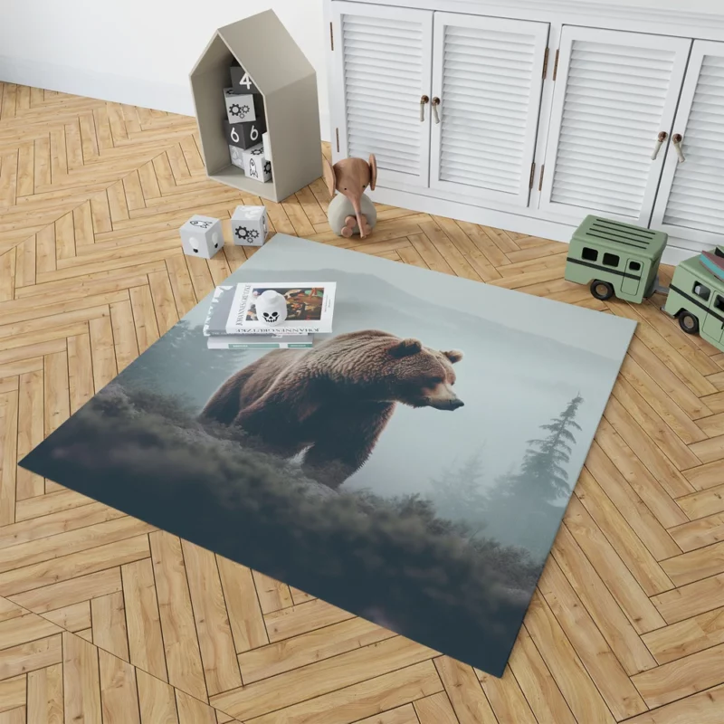 Bear in the Mountains Rug 1