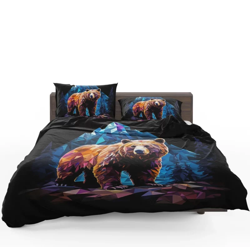 Bear in the Mountainscape Bedding Set 1