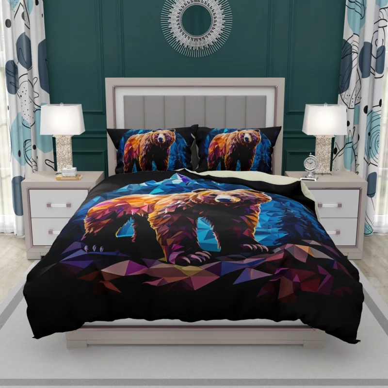 Bear in the Mountainscape Bedding Set 2